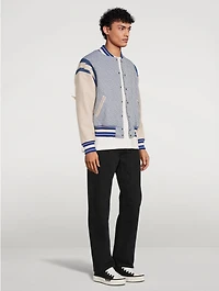 Jacquard Lightning Bomber Jacket