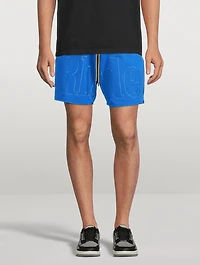 Cotton Sweat Shorts With Tonal Logo