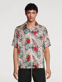 Short-Sleeve Shirt Hawaiian Logo Print