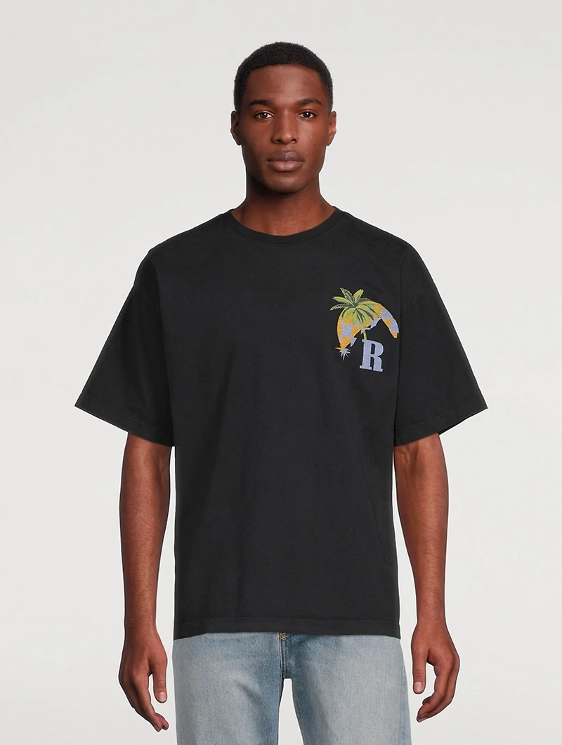 Moonlight Tropics Cotton T-Shirt