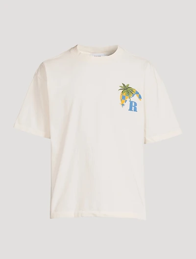 Moonlight Tropics Cotton T-Shirt