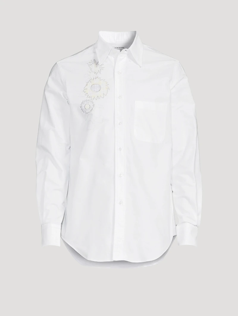 Cotton Shirt With Embroidery