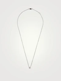 14K Gold Star Necklace With Pavé Diamonds