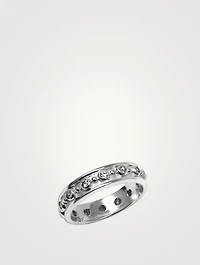 Dew Drop 14K Gold Ring With Diamonds