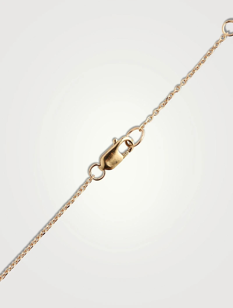 Cléo 14K Gold Baguette Mixte Necklace