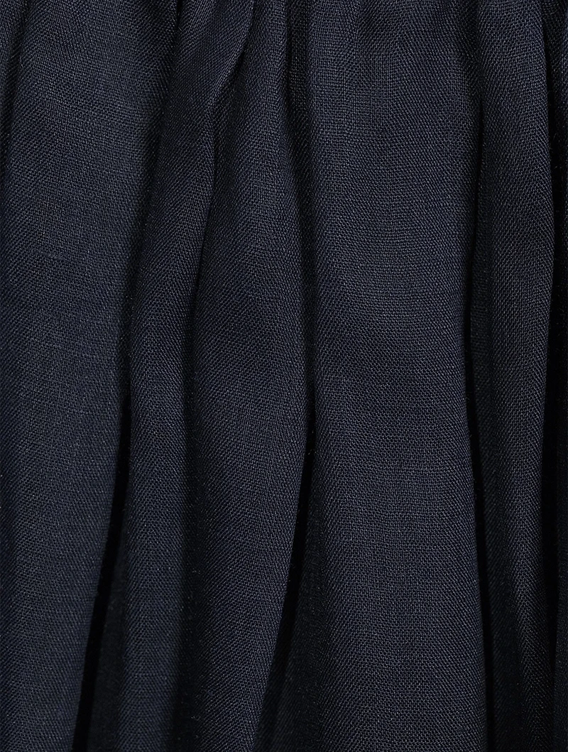 Ramie Midi Skirt