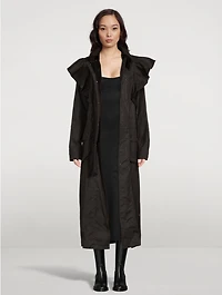 Barbour x Chloé Dani Ruffled Trench Coat