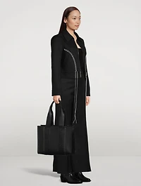 Lace-Up Wool And Linen Jacket