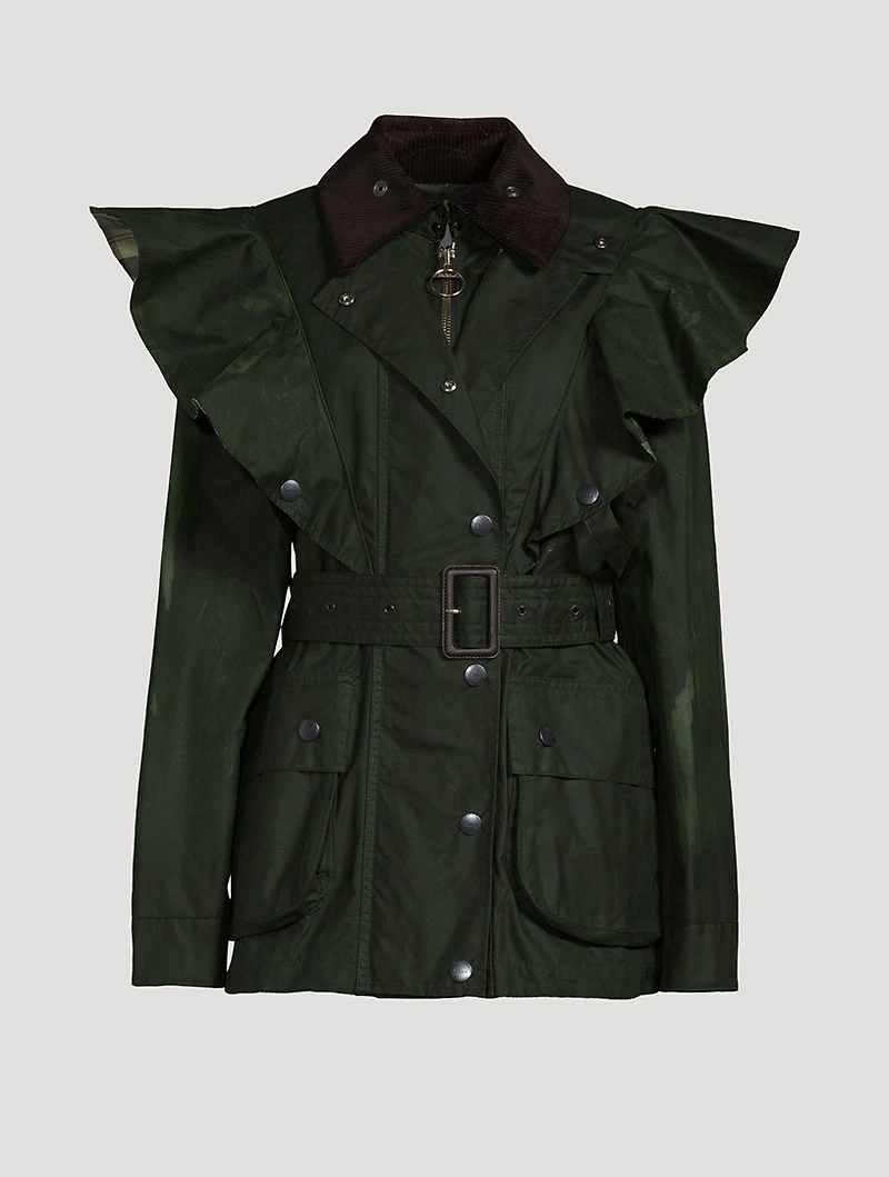 Barbour x Chloé Dustyn Ruffled Jacket