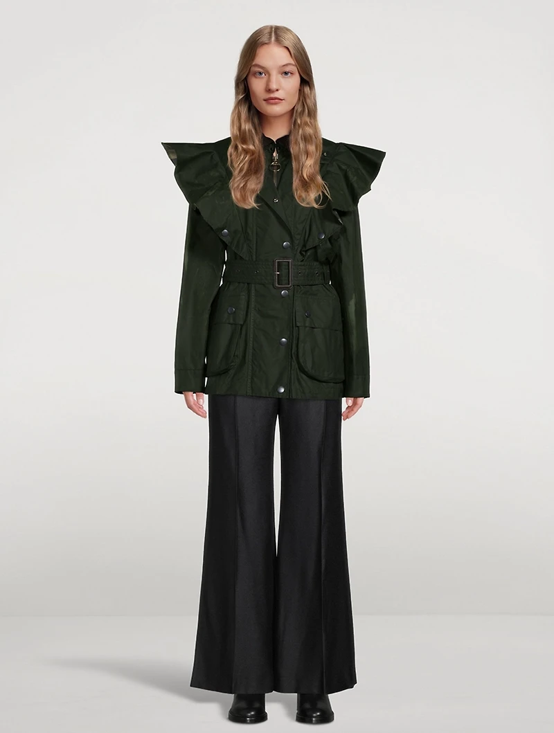 Barbour x Chloé Dustyn Ruffled Jacket