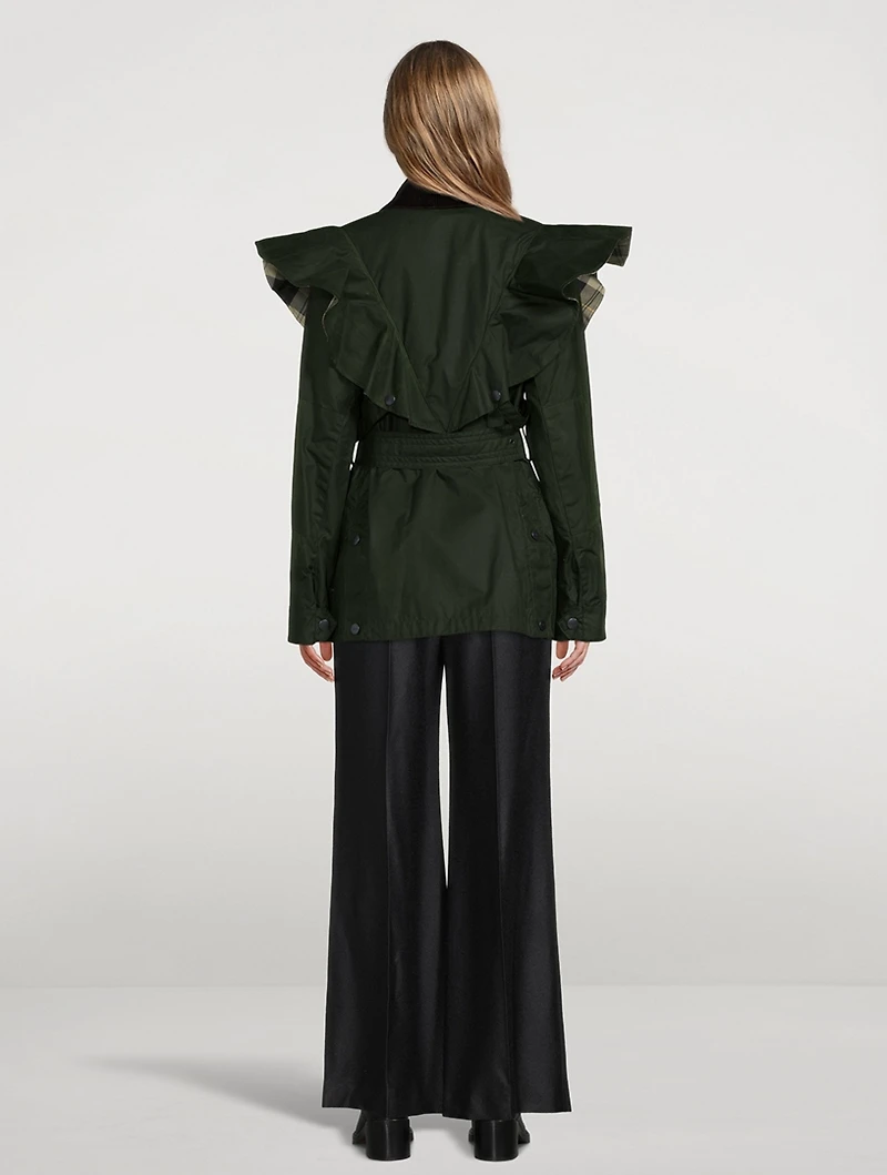 Barbour x Chloé Dustyn Ruffled Jacket