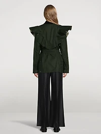 Barbour x Chloé Dustyn Ruffled Jacket