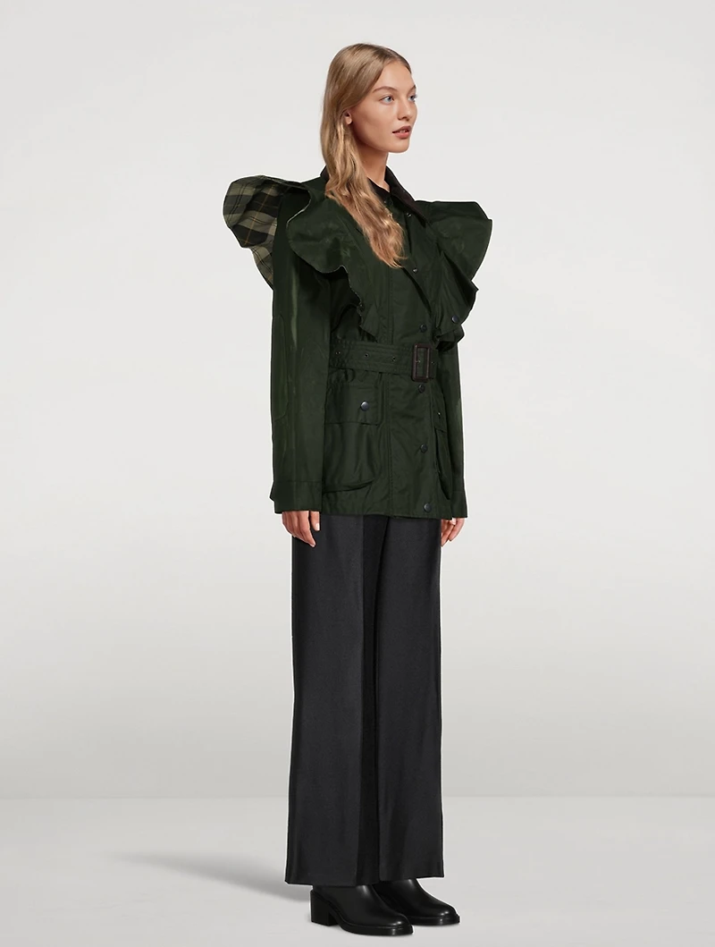 Barbour x Chloé Dustyn Ruffled Jacket