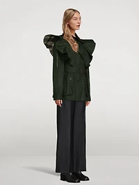 Barbour x Chloé Dustyn Ruffled Jacket
