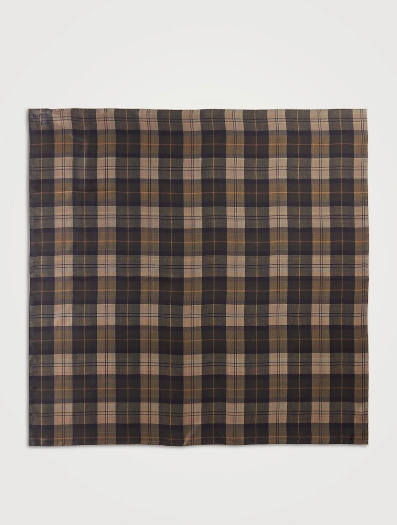 Barbour x Chloé Scarf In Plaid