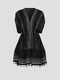 Leliti Plunge Neck Mini Dress