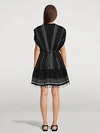 Leliti Plunge Neck Mini Dress