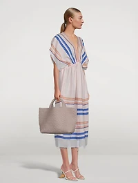 Eskedar Plunge Neck Midi Dress