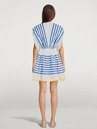 Hirut Plunge Neck Mini Dress