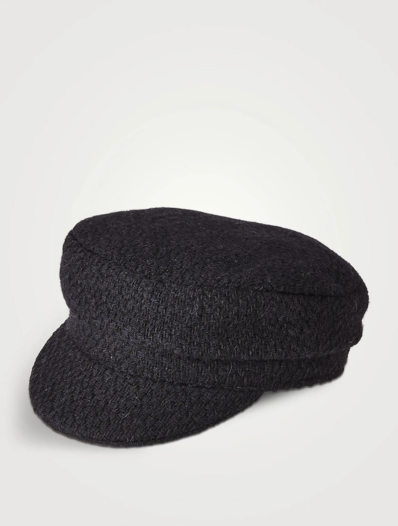 Evie Wool Baker Boy Cap