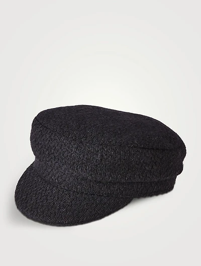 Evie Wool Baker Boy Cap