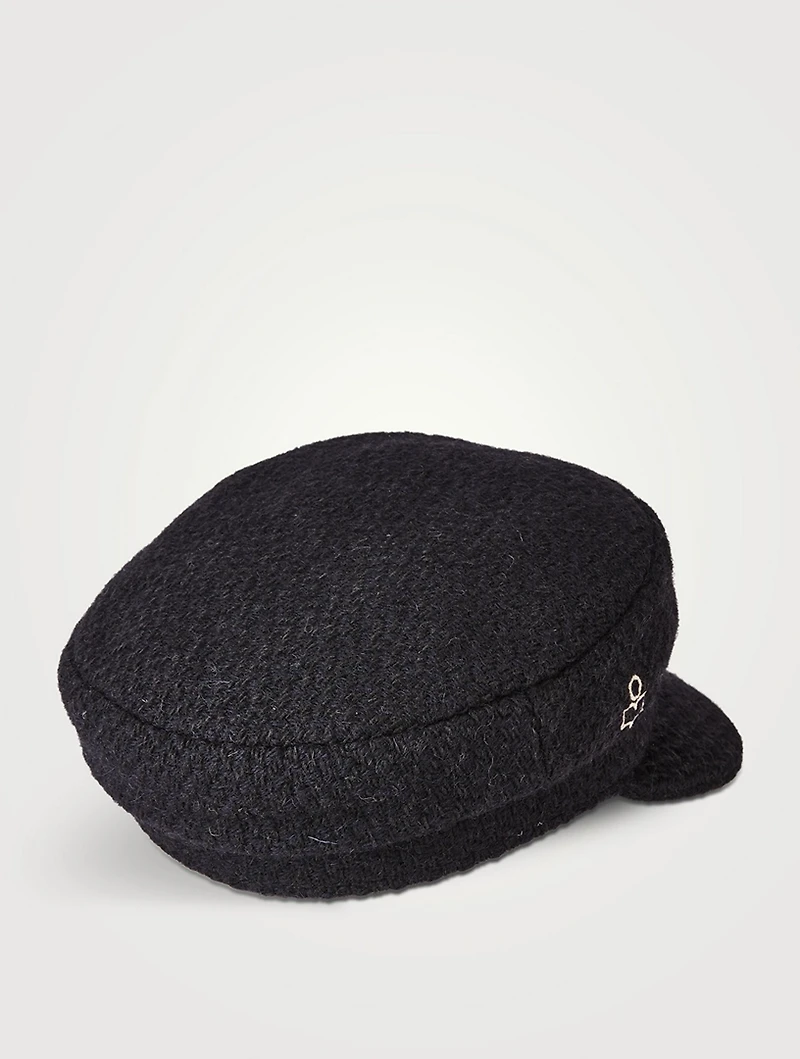 Evie Wool Baker Boy Cap