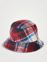 Haley Wool Bucket Hat Check