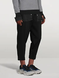 B-East Leather, Suede And Mesh Sneakers