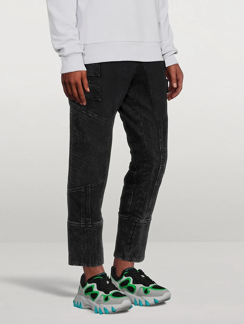B-East Leather, Suede And Mesh Sneakers