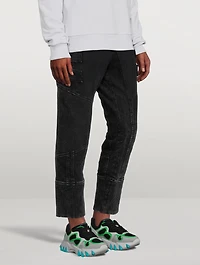 B-East Leather, Suede And Mesh Sneakers