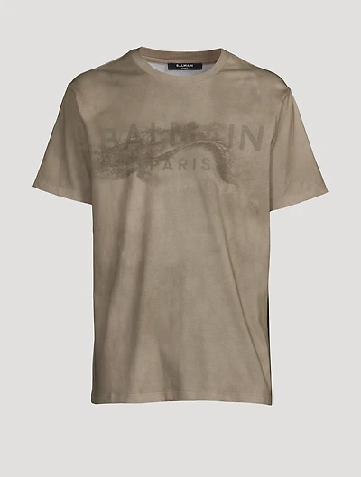 Cotton T-Shirt With Desert Logo