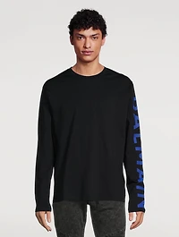 Long-Sleeve T-Shirt With Side Logo