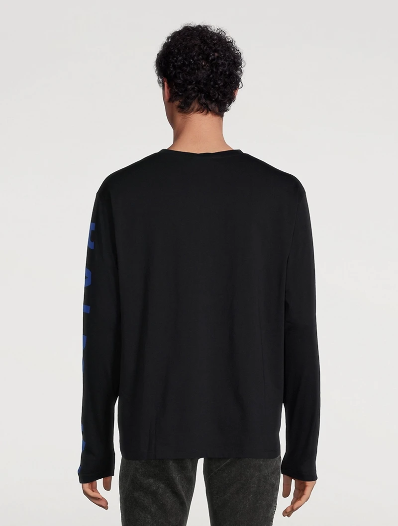 Long-Sleeve T-Shirt With Side Logo