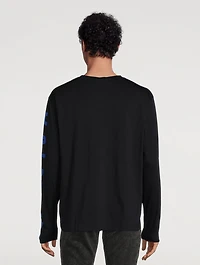Long-Sleeve T-Shirt With Side Logo