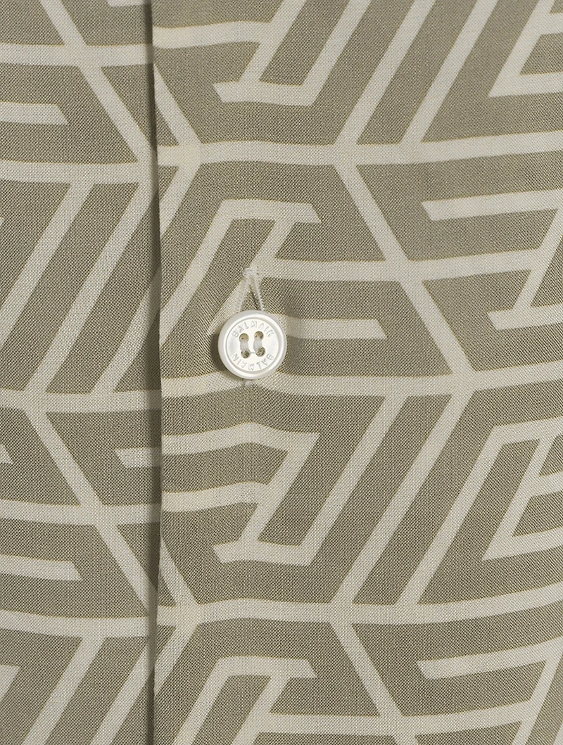 Short-Sleeve Shirt Pyramid Monogram Print