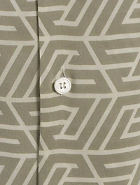 Short-Sleeve Shirt Pyramid Monogram Print