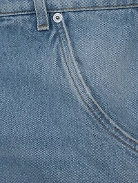 Cotton Straight-Leg Jeans