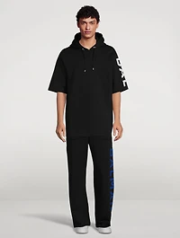 Cotton Relaxed Sweatpants With Side Logo