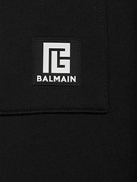 Cotton Relaxed Sweatpants With Side Logo