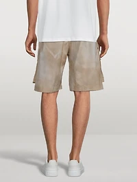 Cotton Bermuda Shorts Desert Print