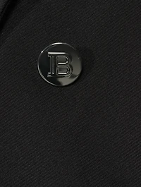 Technical Jersey Double-Breasted Jacket