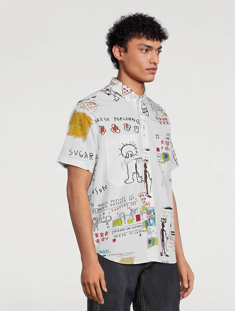 Basquiat x Cotton Short-Sleeve Shirt