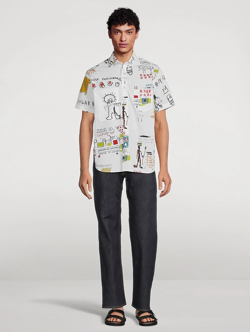 Basquiat x Cotton Short-Sleeve Shirt