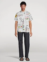 Basquiat x Cotton Short-Sleeve Shirt