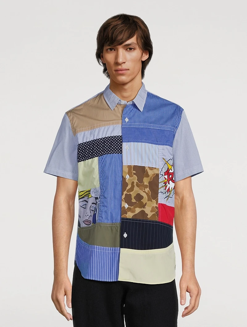 Roy Lichtenstein x Junya Watanabe Patchwork Shirt