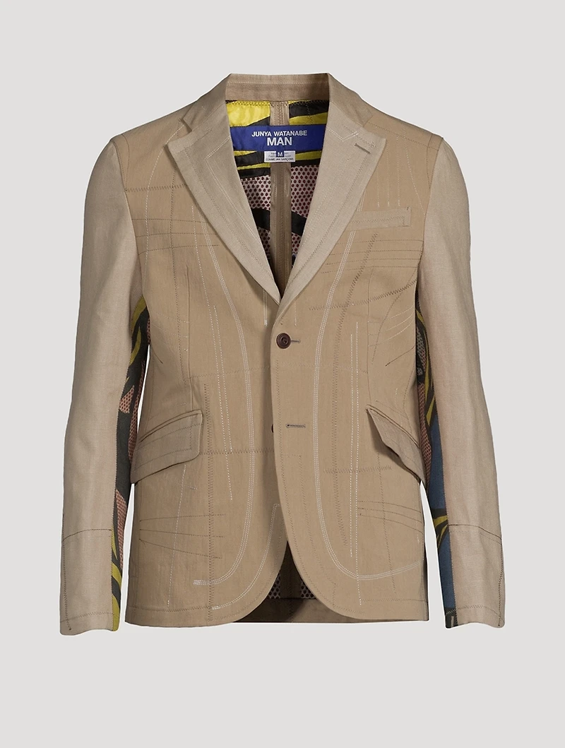 Roy Lichtenstein x Junya Watanabe Cotton And Linen Jacket