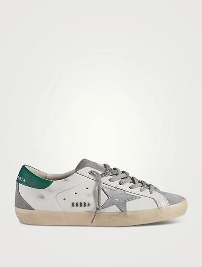 Super-Star Leather Sneakers With Suede Toe
