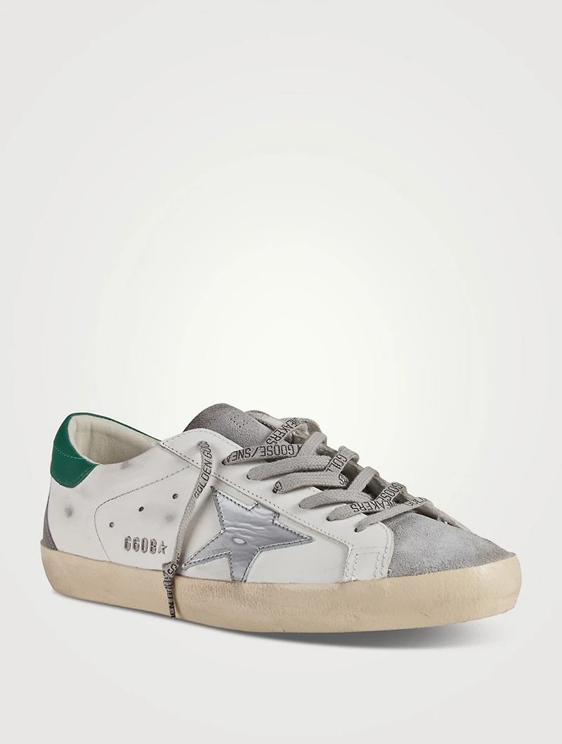 Super-Star Leather Sneakers With Suede Toe