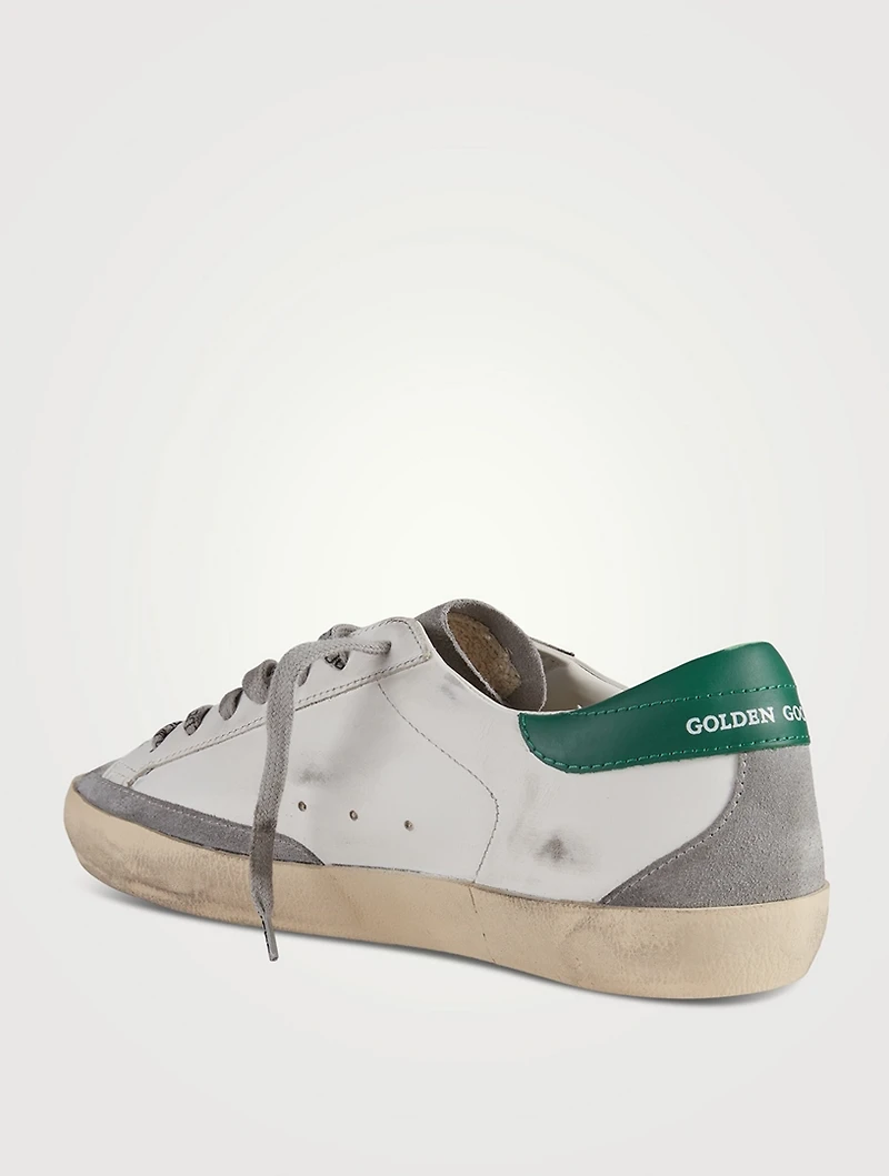 Super-Star Leather Sneakers With Suede Toe