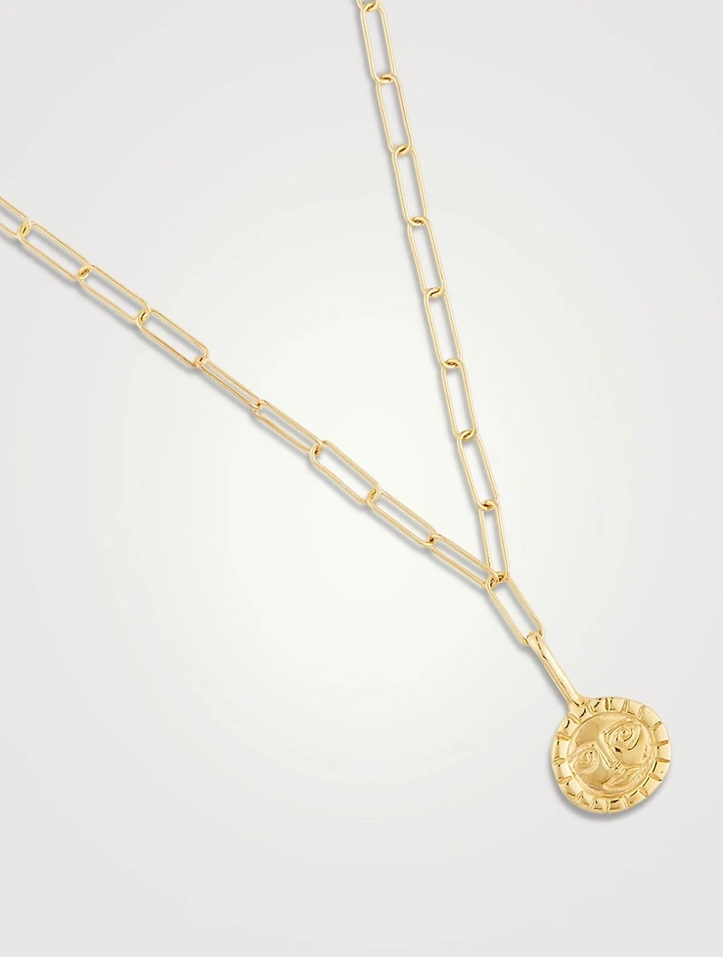 24K Goldplated WE.AR The Sun Necklace